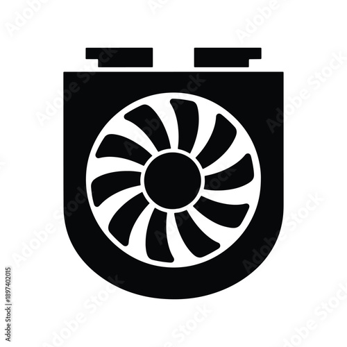 fan laptop icon or logo isolated sign symbol vector illustration - high quality  style vector icons
