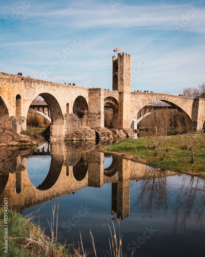 Besalú, medieval town in Gerona, Catalonia, Spain