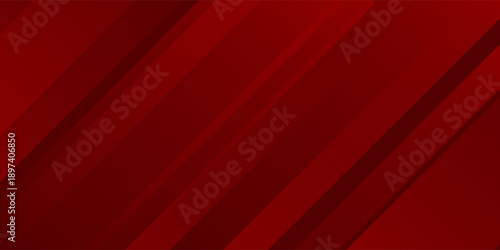 Red line with white architecture futuristic background minimal concept vector illustration subtle design.