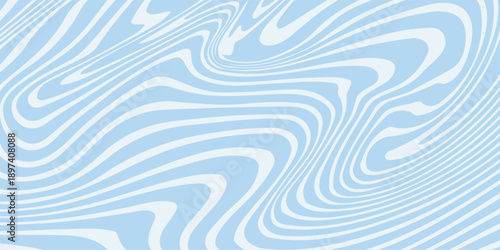 Abstract background seamless pattern with colorful waves. Trendy vector illustration in retro psychedelic style