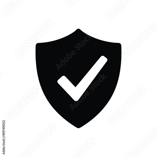 Shield with check mark icon symbol protection safety emblem badge award emblem award emblem award emblem award emblem award emblem award emblem a