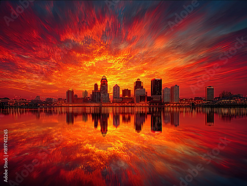 Louisville Kentucky skyline