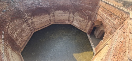 Medieval  Architecture of the Historic (Meham Baoli)  Water Well in Rohtak District Haryana India