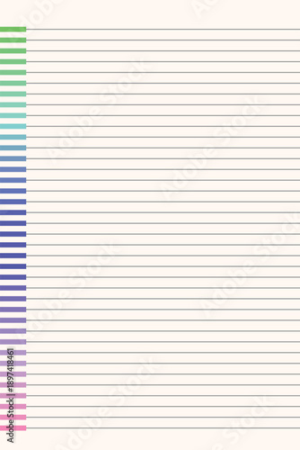 Grid paper. Lined sheet of abstract squared background with color graph. Geometric pattern for school, wallpaper, textures, notebook. Checkered blank on white background.