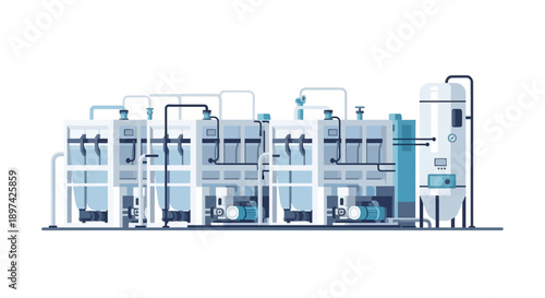 Industrial Water Filtration and Purification Plant for Clean Water Production