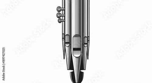 An illustration of the pipe section of a pipe organ