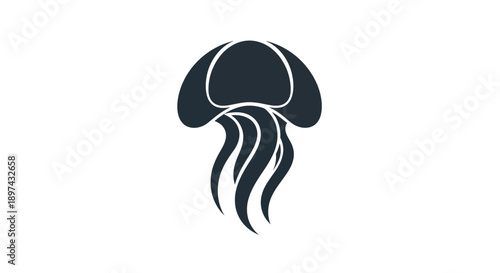 Stylized jellyfish illustration