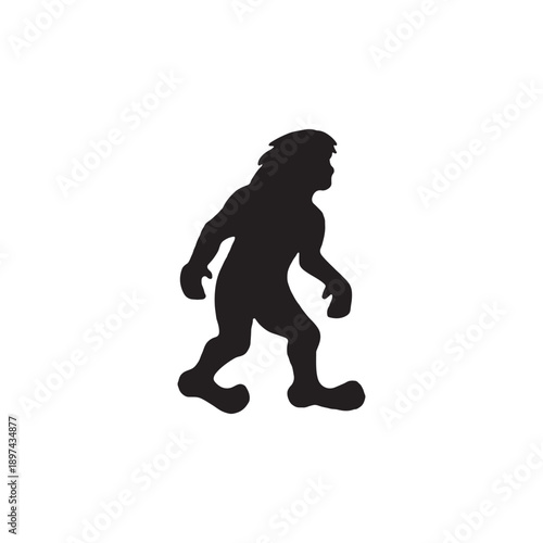 Silhouette of a man vector illustration