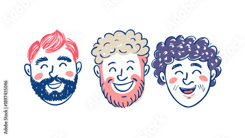 The Whimsical Wanderer Collective: Hand-Drawn Explorers of Joy