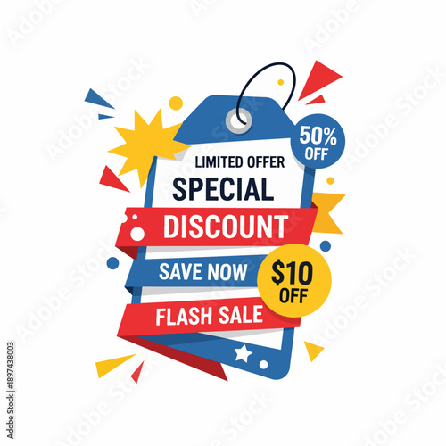 Special discount editable text effect