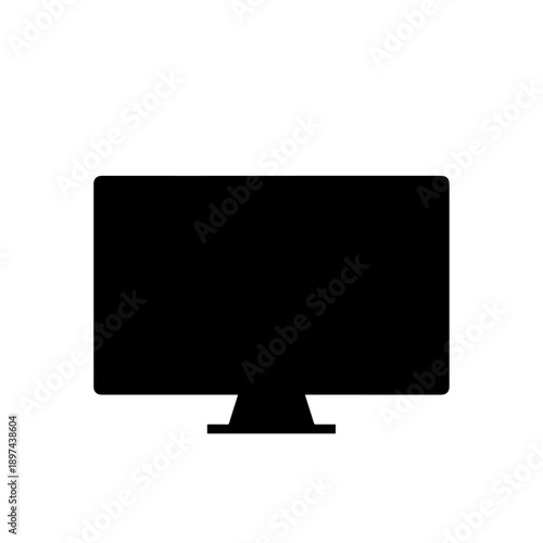 LCD Monitor Display Vector Graphic