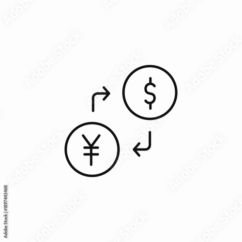 international money transfer icon sign vector