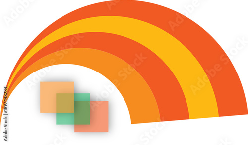 lovely rain bow shape can be used for various purposes.