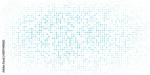 Medical healthcare seamless background. Green blue cross pattern. Repeating plus symbol wallpaper. Vector hospital pattern. Tech backdrop for presentation, banner, booklet, brochure, leaflet, poster