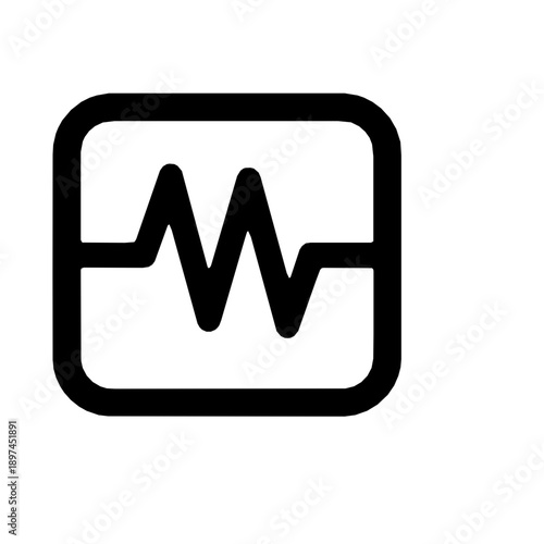Audio Waveform Music DAW Tools Rounded Accessibility icon (vector)