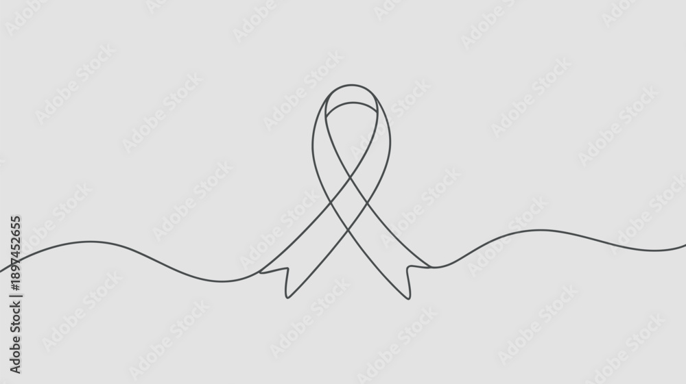 Obraz premium Awareness ribbon symbol