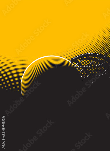 Abstract Lacrosse stick and ball background. Sport concept
