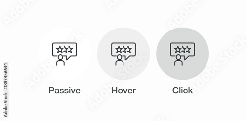 customer rating review icon sign vector
