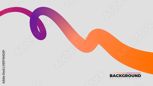 abstract background, Wavy shape with Colorful gradient, a vibrant twisted shape forming an abstract infinity sign. Ideal for tech branding, modern presentations, or innovation-themed events.