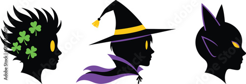 silhouette of a girl with wings