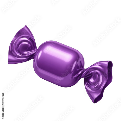 Single wrapped purple candy delight