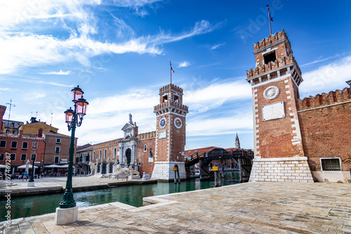 View of the Venice Arsenal (Italy)