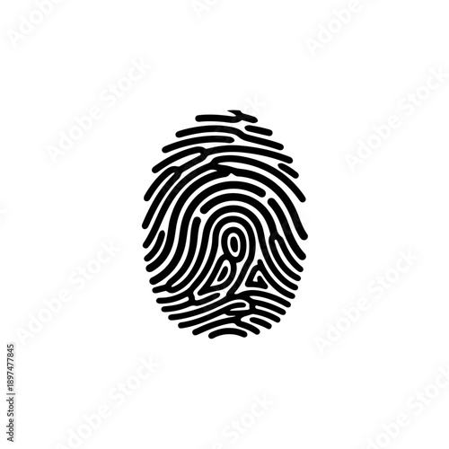 Abstract fingerprint vector illustration with embedded numbers 8 and 2. unique biometric identity scan for digital security, data protection, and advanced authentication.
