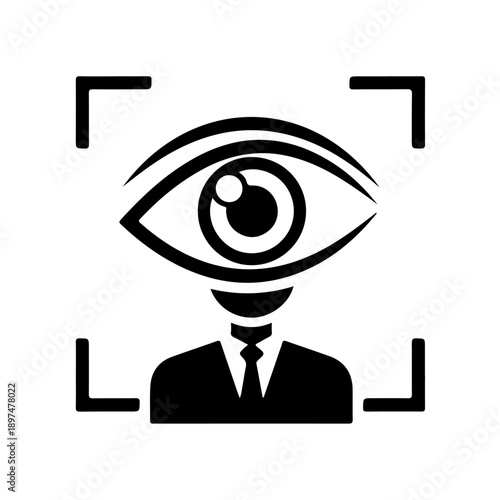 vector illustration of a eye