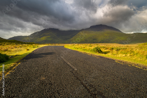 Road in the countryside, Doolough Valley