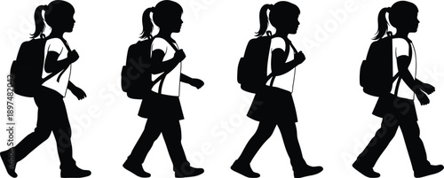 Collection of Professional Gymnastics and Dance Silhouettes Featuring Athletes Performing Acrobatic Jumps Leaps Backbends and Artistic Poses for Sport Design