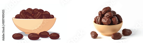 dates fruit, medjool dates, organic dates, dried dates, healthy snacks, natural sweetener, ramadan food, iftar snacks, dates in a bowl, vegan food, nutritious snacks, superfood, energy booster, arabia