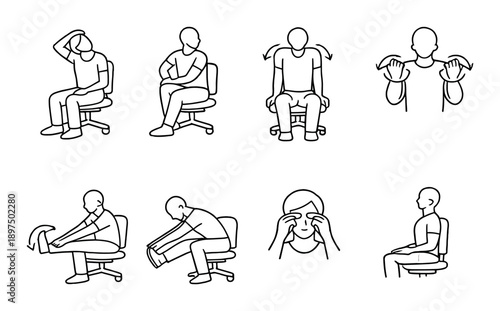Office chair exercises: stretching guide for workplace wellness
