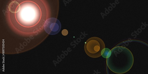 Fotografie abstract analog film burn light leak, light leaks overlay effect with blur orang