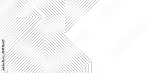 Abstract gradient white, gray line pattern transparent monochrome striped background texture. vector simple modern pattern grid line transparent. geometric triangle shape stroke line background.