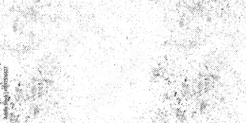 Pixelated bitmap gradient texture. Black and white dither pattern background. Abstract glitchy pattern. 8 bit video game screen wallpaper. Wide raster backdrop. Retro pixel art Illustration. Vector