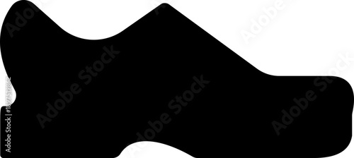 Men shoes icon including boots sneakers loafers formal footwear silhouettes in flat style, male fashion shoe outline illustration for branding design