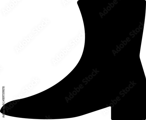 Men shoes icon including boots sneakers loafers formal footwear silhouettes in flat style, male fashion shoe outline illustration for branding design