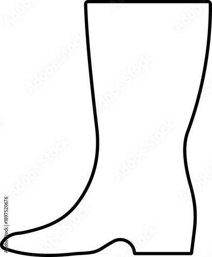 Men shoes icon including boots sneakers loafers formal footwear silhouettes in line style, male fashion shoe outline illustration for branding design