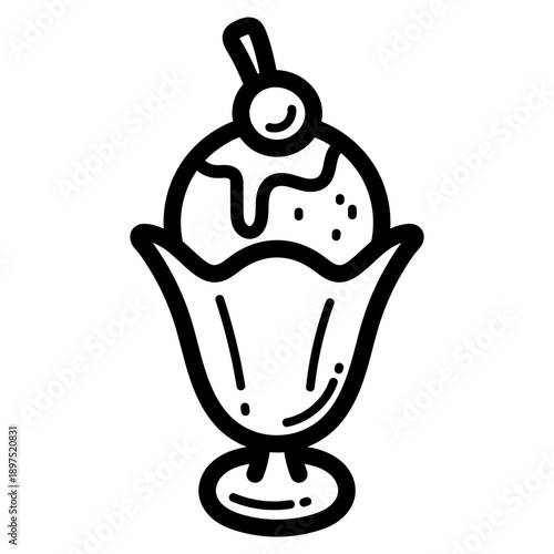 sundae illustration