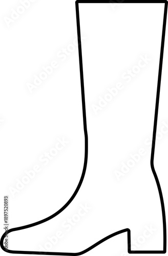 Women shoes icon featuring heels boots sandals flats pumps silhouettes in flat style, female fashion footwear outline illustration for store web branding