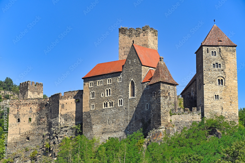 Naklejka premium Medieval castle Hardegg ruin in Austria