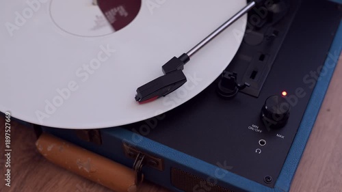 old vinyl record player