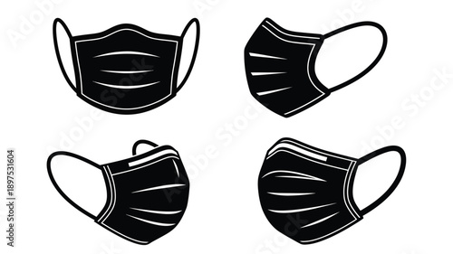 Two water droplets one filled and one outline a striking silhouette