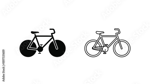 Two gift boxes one dark and one light in a graphic silhouette