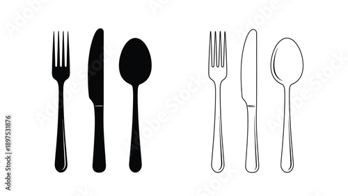 Broken bone illustration with contrasting colors a stark silhouette