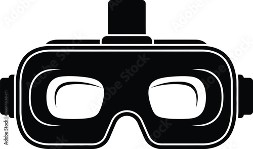 Virtual reality (VR) headset immersive gaming, the metaverse, and future technology. 
