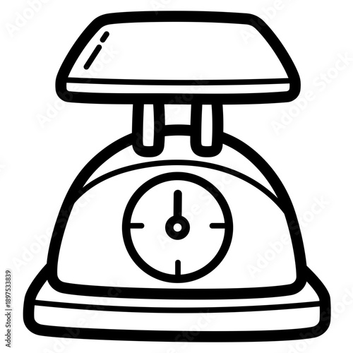 weight scale illustration