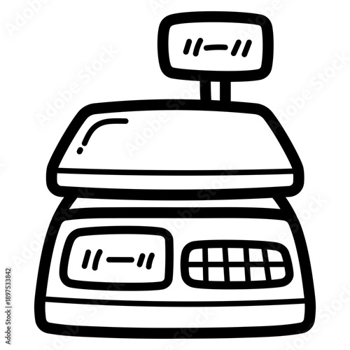 weight scale illustration