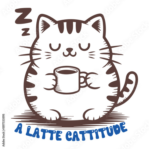a latte cattitude