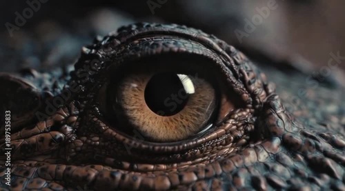 Wallpaper Mural Crocodile eyes blink Torontodigital.ca